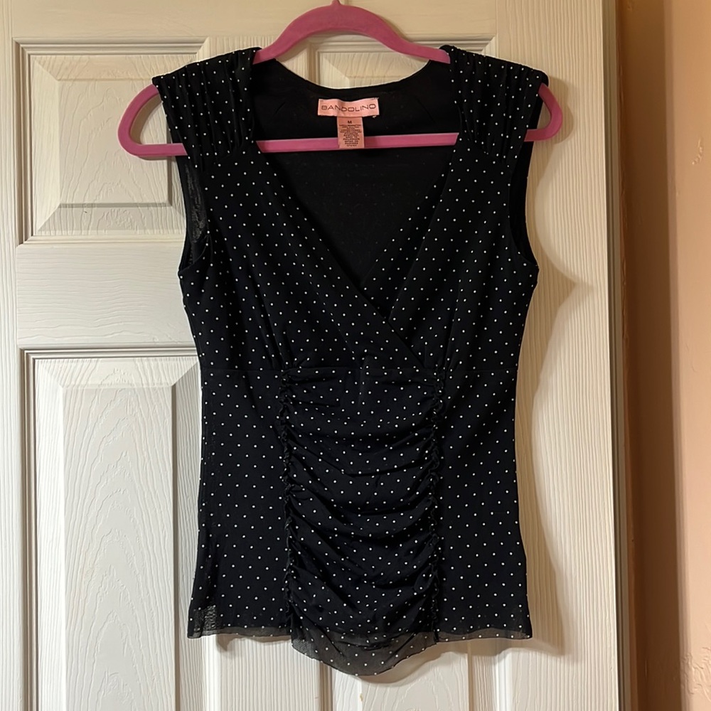 Polka dot top